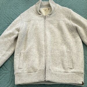 The Normal Brand Men’s wool zip up jacket